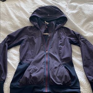 Navy & burgundy Lululemon jacket